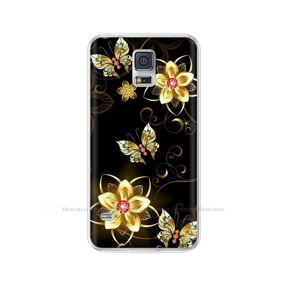 Case for Samsung Galaxy S5 Mini Cases Silicone Soft Tpu Back Cover on For Samsung Galaxy S5 S 5 I9600 SM-G900F Phone Shell Coque. 