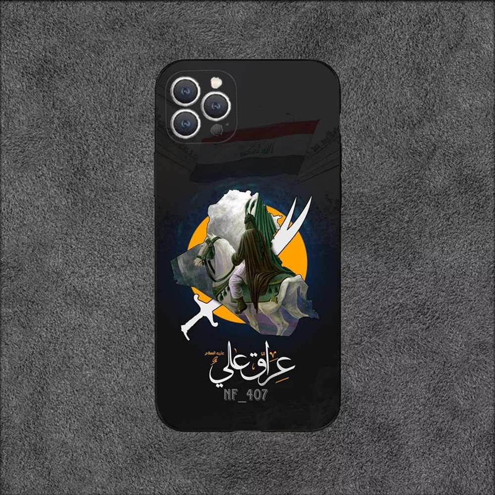 Nation Iraq Flag Map Phone Case For iPhone 16,15,14,13,12,11,Plus,Pro Max,XS,X,XR,SE,Mini,8,7 Soft Silicone Black Cover. 