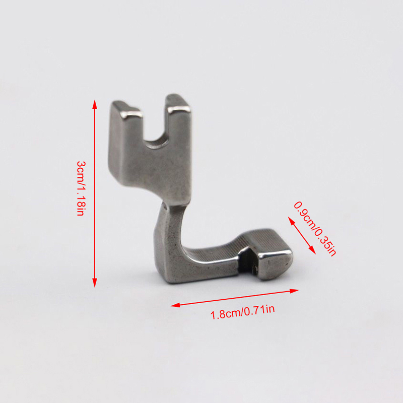 Invisible Zipper Presser Foot Unilateral Zipper Feet S518L Jack Lockstitch Industrial Sewing Machine Presser Foot  YUNSHUO. 