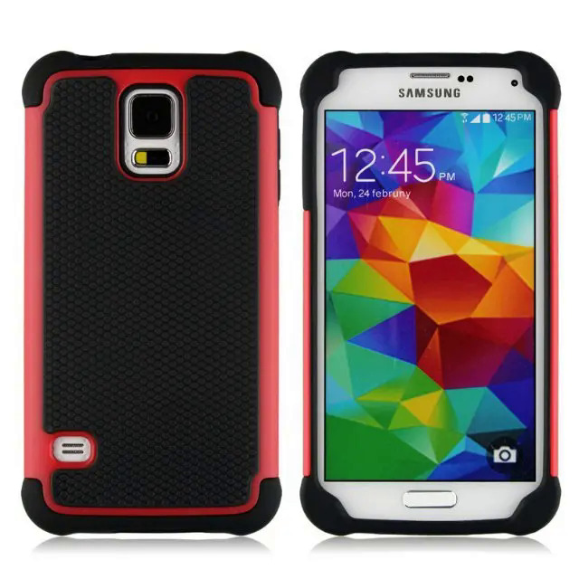 [Sandmdm]Football Grain Plastic Armor Case For Samsung Galaxy S5 Neo S3 S4 mini S6 S7 edge S8 Plus Shockproof Cover. 