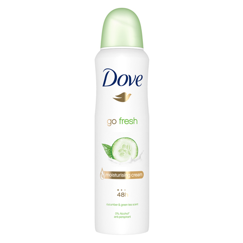 Dove Go Fresh Moisturising Cream Antiperspirant Body Spray 250Ml