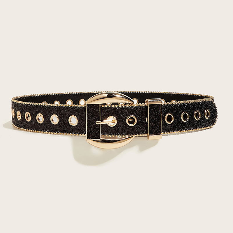 Goth Punk Women's Belt Fashion Rhinestone Belt Girl Decorative Jeans Wide Belt Rock Men Women Fashion Belt Conbo. 