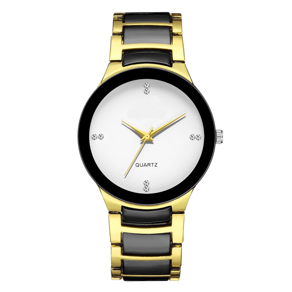 New Analog Stainless Steel Watches Business Chain Casual Luxury Wrist Watch for Men Gents 136809635 PremiumTec. 