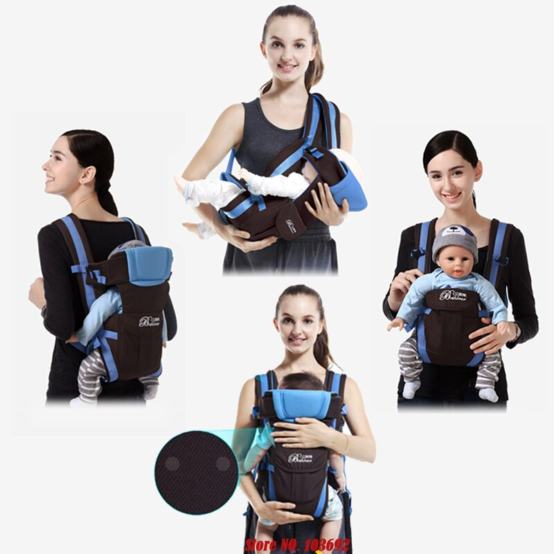 Baby Carrier 0-30 Months Breathable Front Facing 4 in 1 Infant Comfortable Sling Backpack Pouch Wrap Baby  KUBB | KU5035 |. 