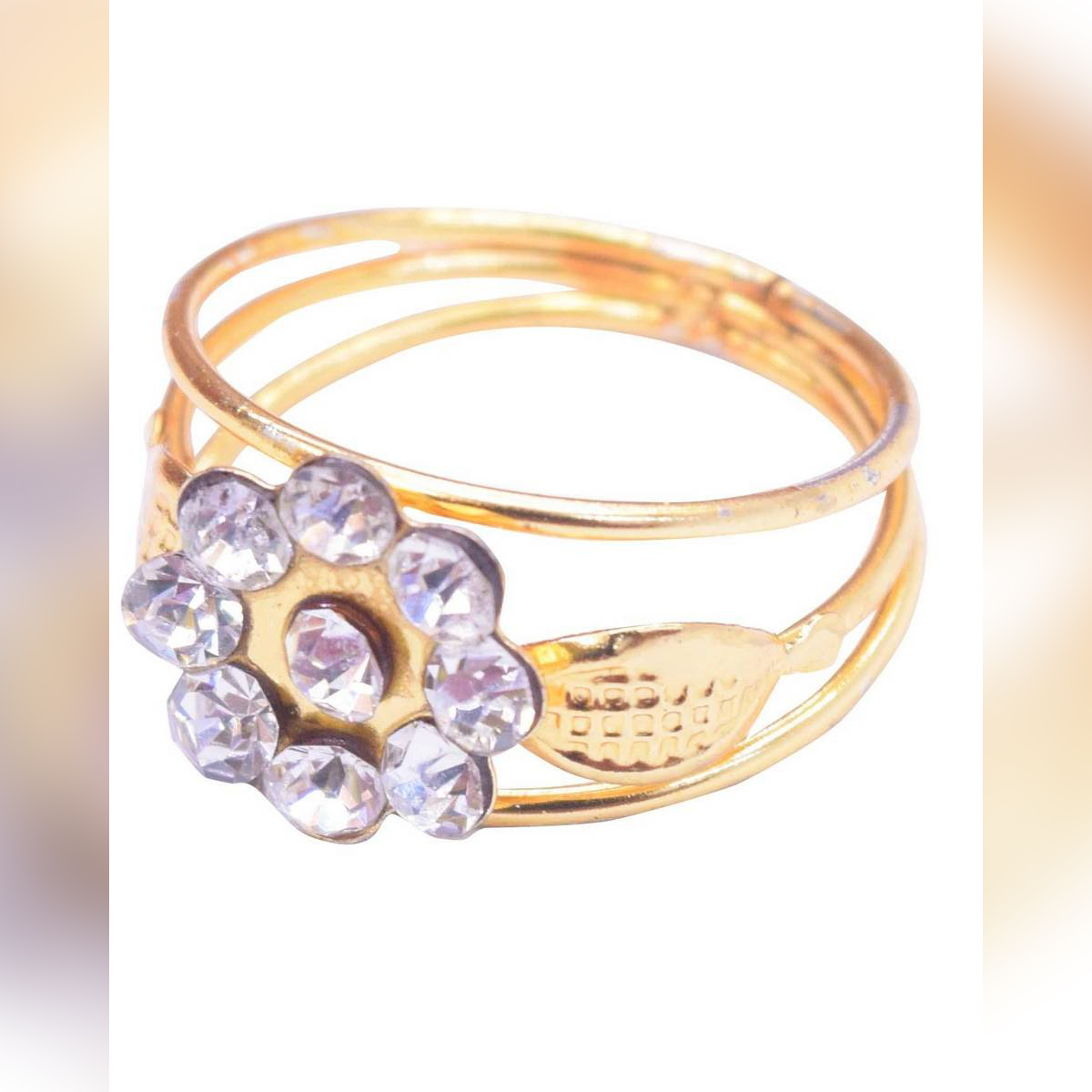 Women's  Latest Fancy Ring - Yellow