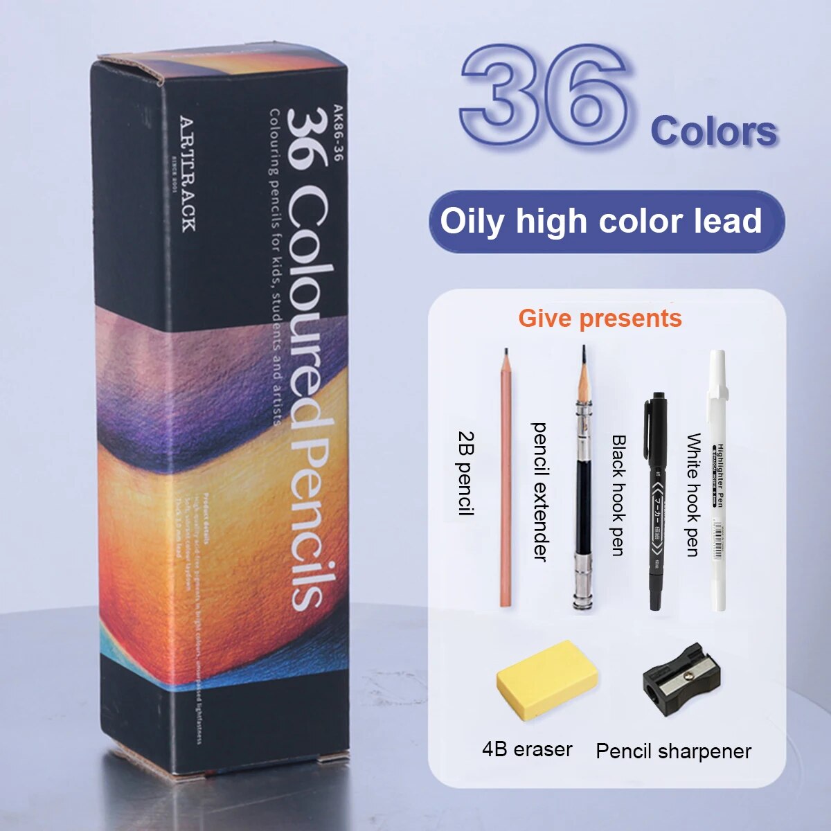 36/48/72 Colors Oil Pencils Set for Drawing Colores Pastel Sketch