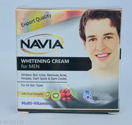 Navia Men Beauty Night Fairness Cream Nmfc 30g with Fruit Extracts Multi-Vitamin for Skin Lightening. 