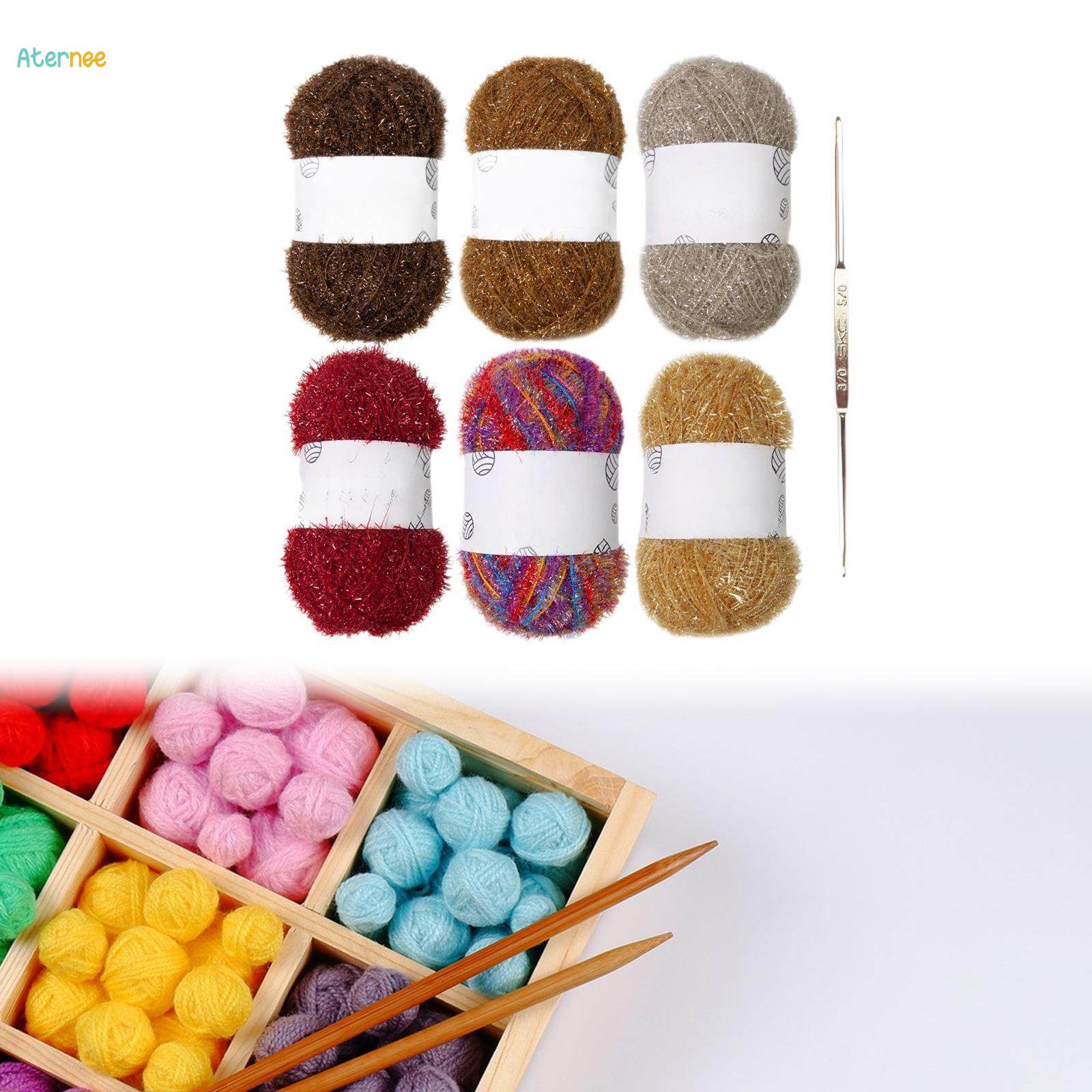 Yarn Multifunction Dish Towel Thread Hand Knit Yarn Dishcloth Thread for Tableware Scrubbing. 