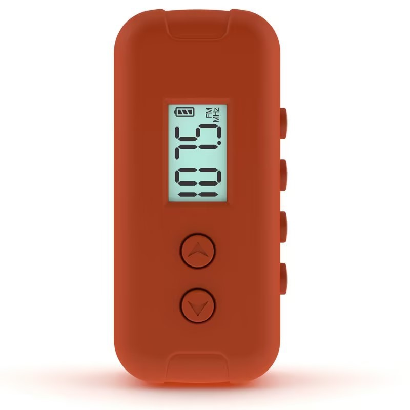 Personal Portable Pocket FM Radio, Mini Digital Tuning Transistor Radio with LCD Display, Stereo Sound, for Hiking, Walking, Jogging, Powered by 2 AAA Batteries. 