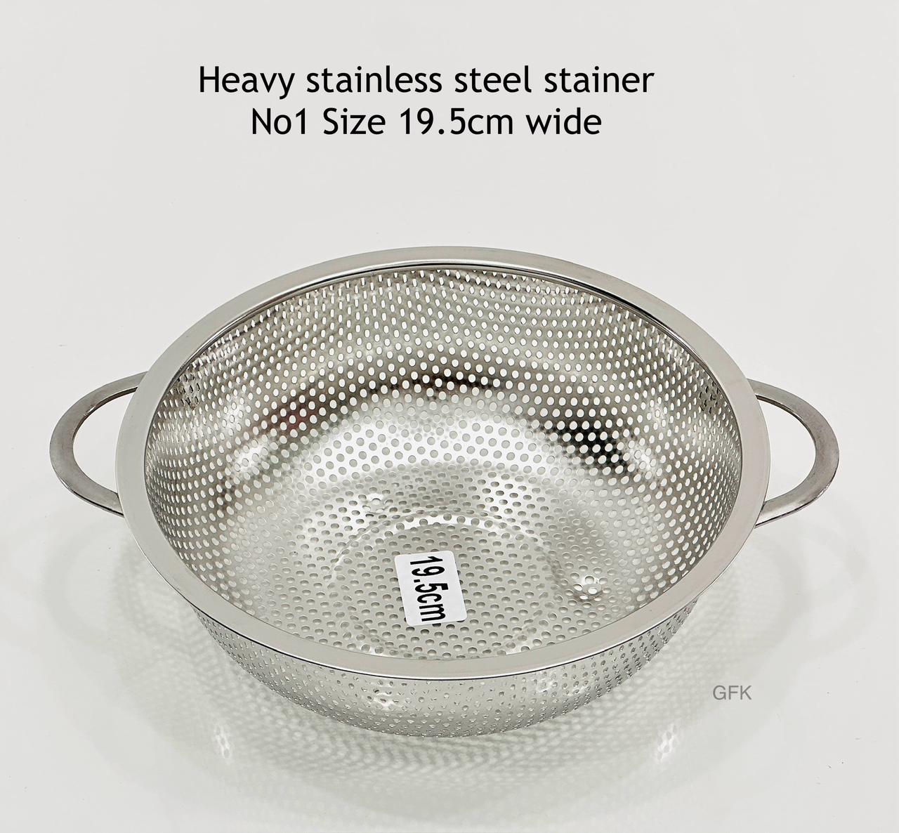 Stainless Steel Micro-Perforated Colander Kitchen Strainer Sieve with ...