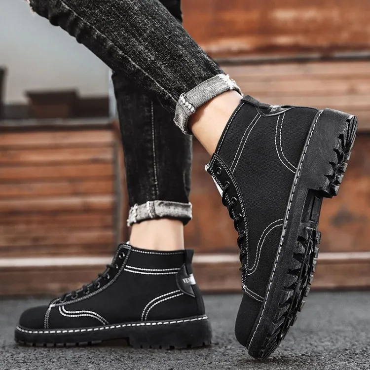 Dr martens canvas on sale sneakers