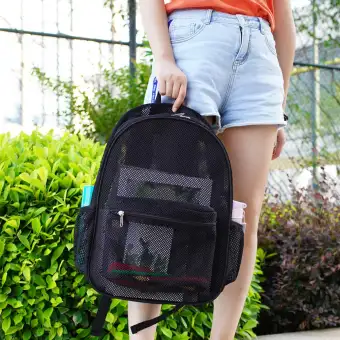 heavy duty mesh backpack