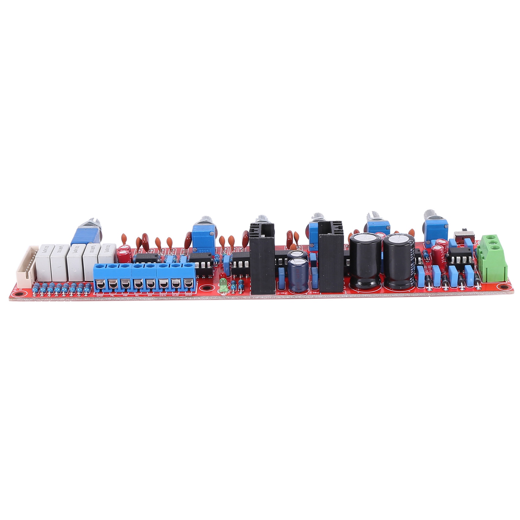 NE5532 Preamplifier Bord HIFI 5.1 Tone Plate Volume Control Panel Preamp Mixer Board Pre-Amplifier Board. 