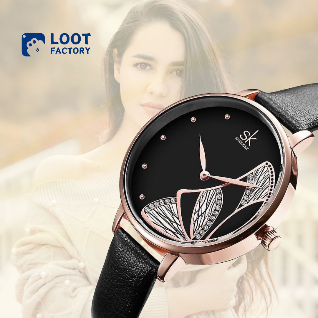 Shengke SK Top Brand New Women Watches Creative Dial Fashion