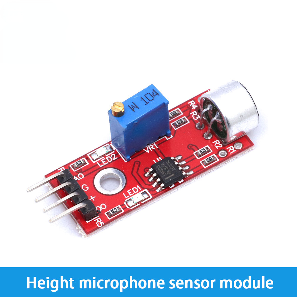 High-Sensitivity Sound Sensor control Module MAX4466 MAX9814 Switch ...