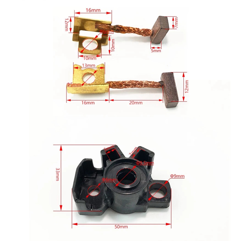 1Pcs Motorcycle Starter Motor Carbon Brush Repair Kit Carbon Brush. 