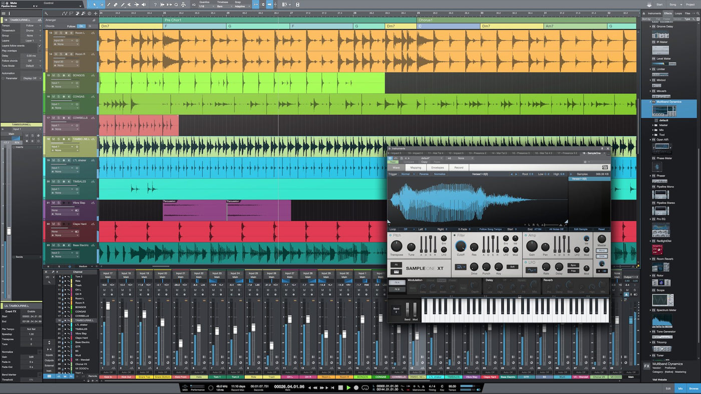 PreSonus Studio One 4 Music Production Software. 