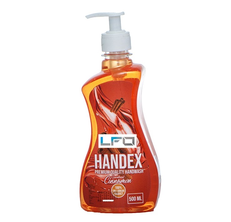 LFO Handex Hand Wash Liquid Antibacterial Moisturizing Soapy Flavors - Sensational Cinnamon. 