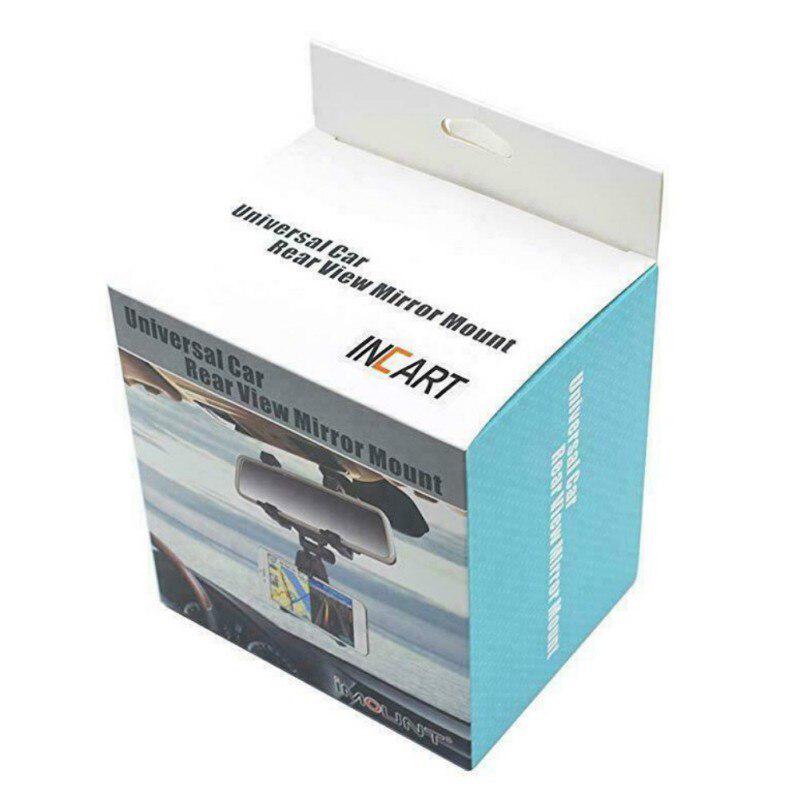 Universal Car Rear View Mirror Mount Phone Holder Firm Smartphone Stand Cradle. 