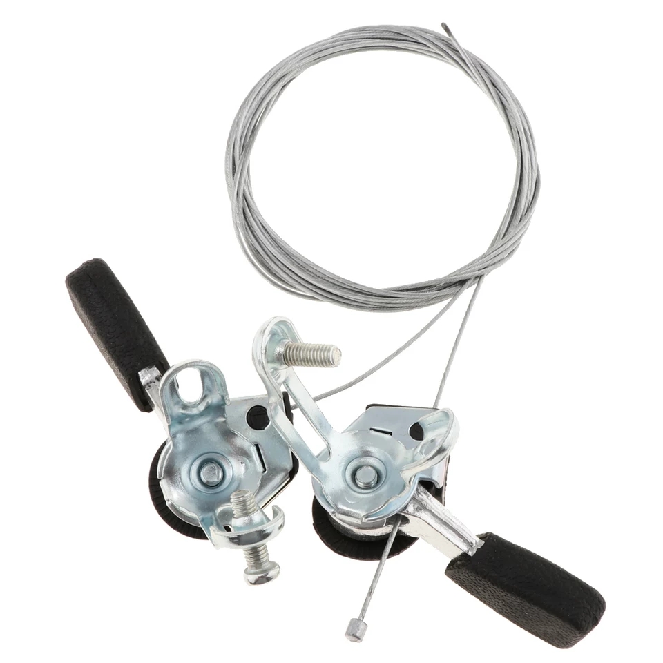 1 Pair 3x6/7 Speed MTB Bike Thumb Gear Shifter Top Mount Shifters with Inner Cable for 22.2mm diameter handlebar. 