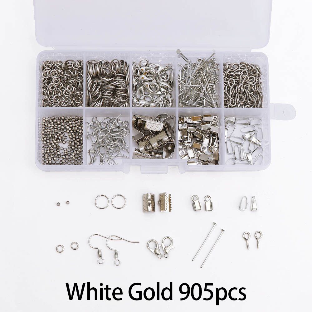 1040pcs/Box Alloy Accessories Kits Jewelry Findings Set Jewelry Making