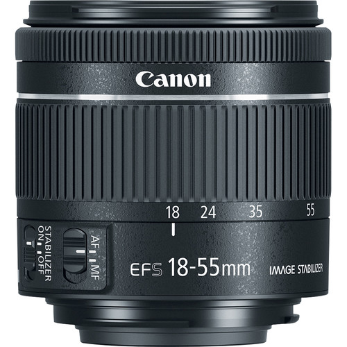 Canon EF-S 18-55mm , EF S 18 55mm F 1: 3.5-5.6 IS II. 