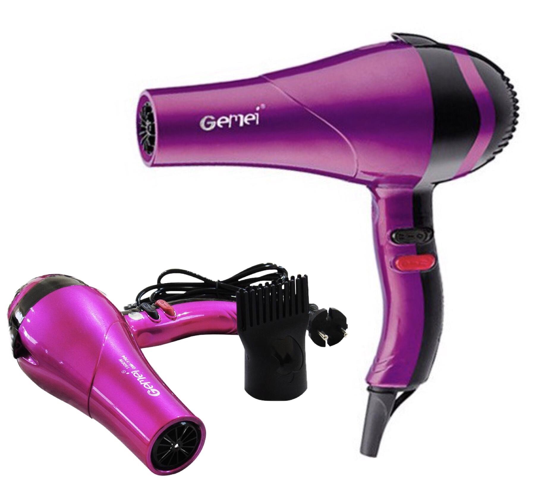 Gemei GM1704 Professional Household Hair Dryer 1500 Watts 220240V