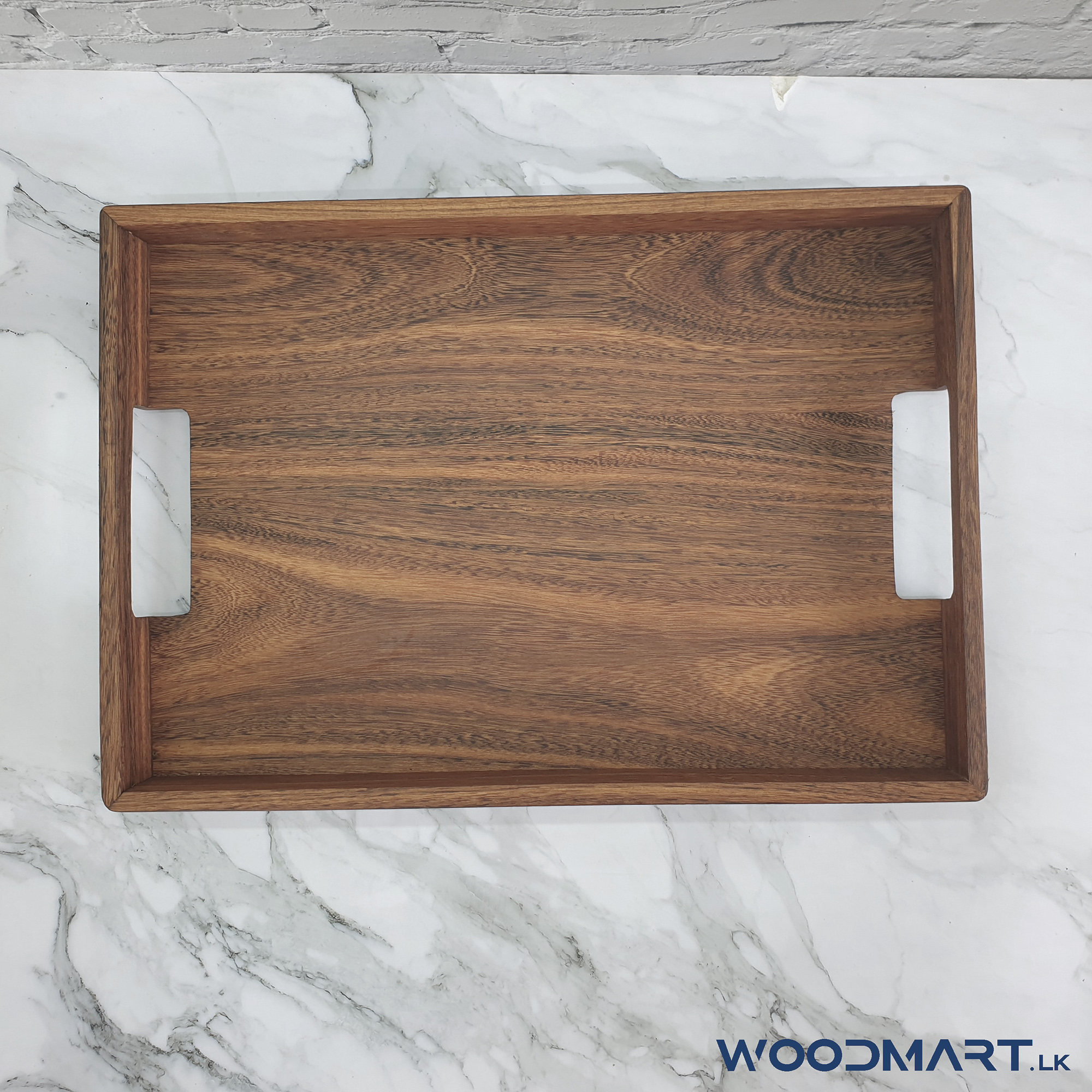 Serving Tray Nadun - Wooden Tray with Handles / Dinner Trays, Tea Tray, Bar Tray, Breakfast Tray. 