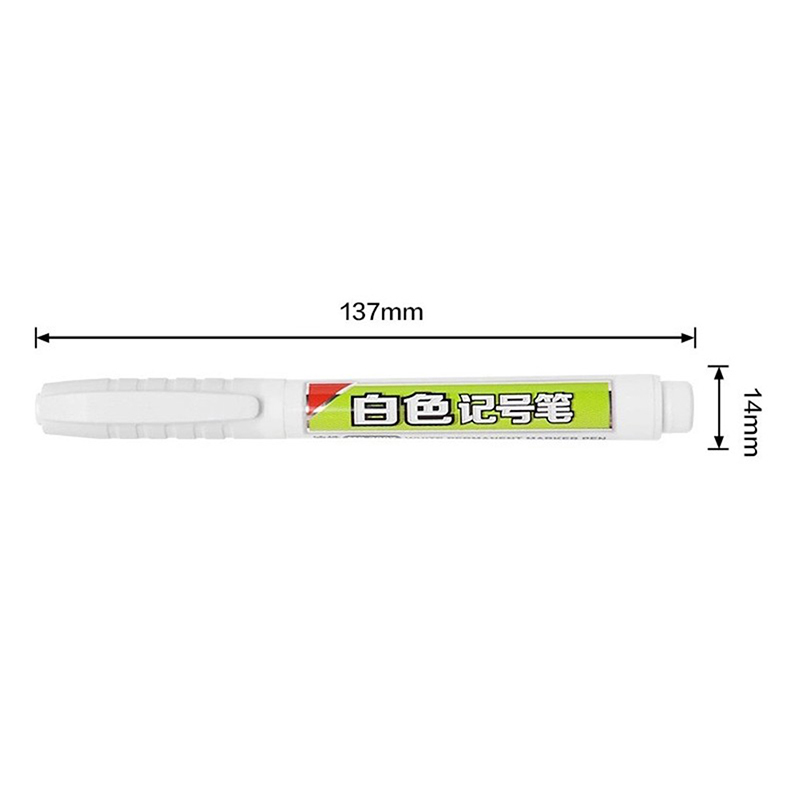 Waterproof Permanent White Ink Marker Paint Pen Stationery Art Writing Tools. 