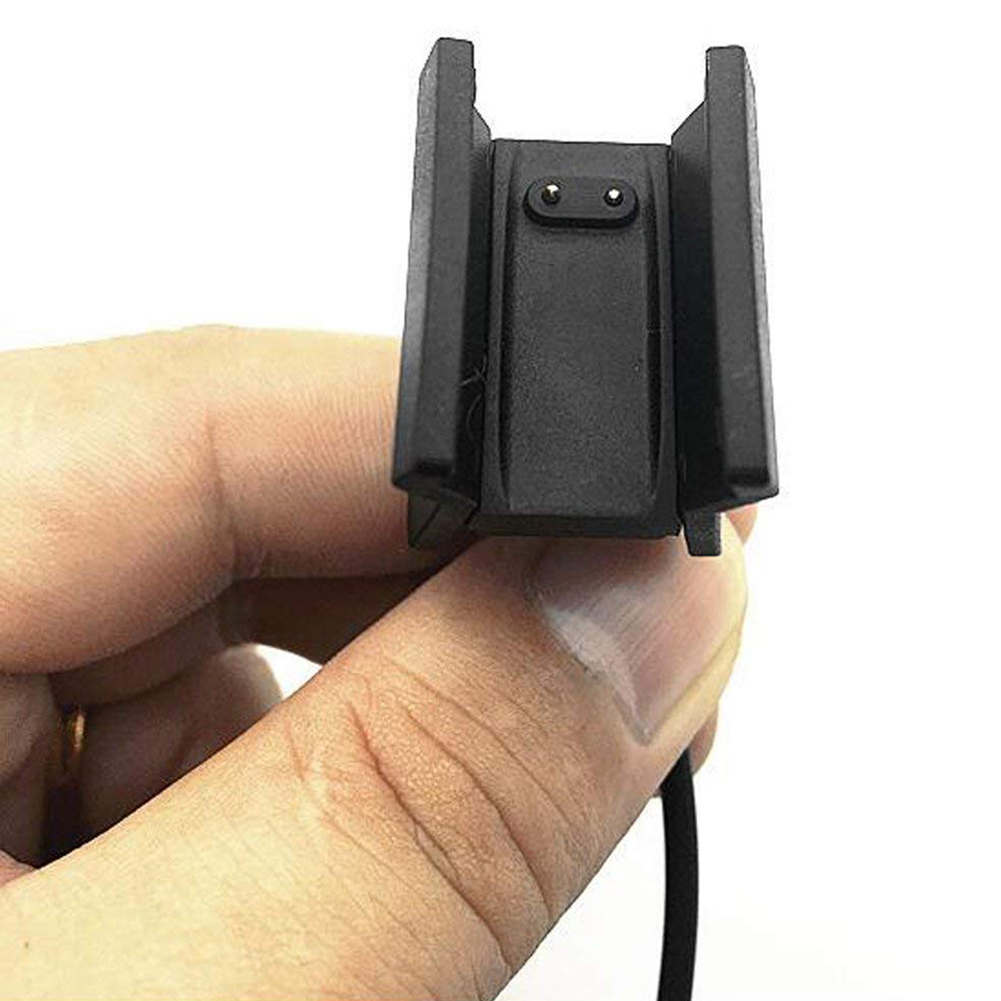 for Fitbit Alta HR Charger with Reset Button Replacement USB Charger Charging Cable for Fitbit Alta HR Fitness Smart Watch, Black (2-Pack(Black)). 