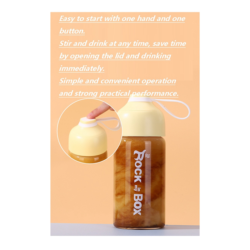 Premium Electric Protein Shaker Bottle, for Protein Shakes,White. 