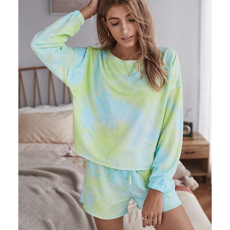 sweatshirt and shorts pajama set