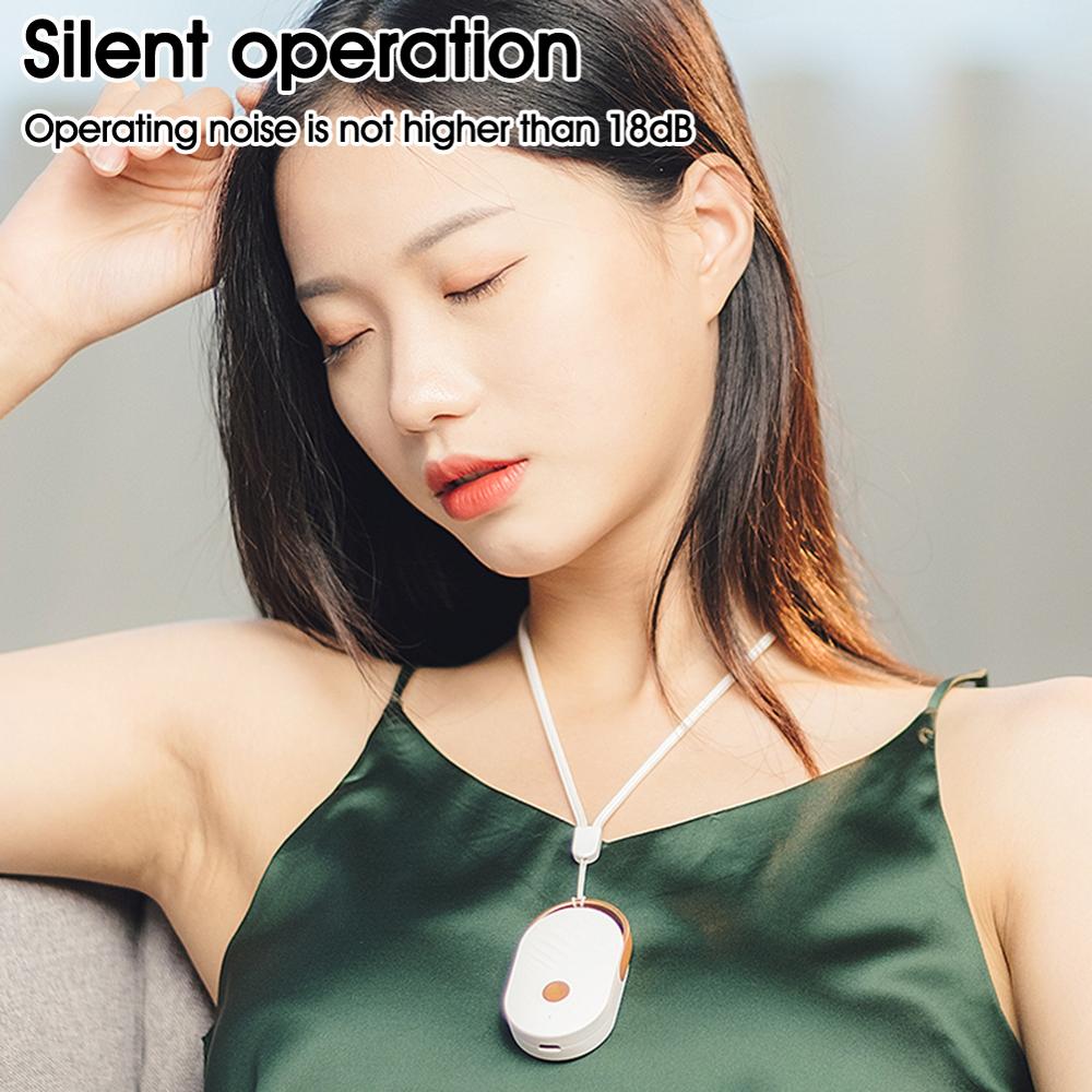 【BestGO】Personal Wearable Air Purifier Necklace Mini Hanging Neck Type Negative Ion Air Purifier Portable Necklace Portable Purifier Low Noise Car fresh air PK Aolon ninja ion cherry ion airtamer. 
