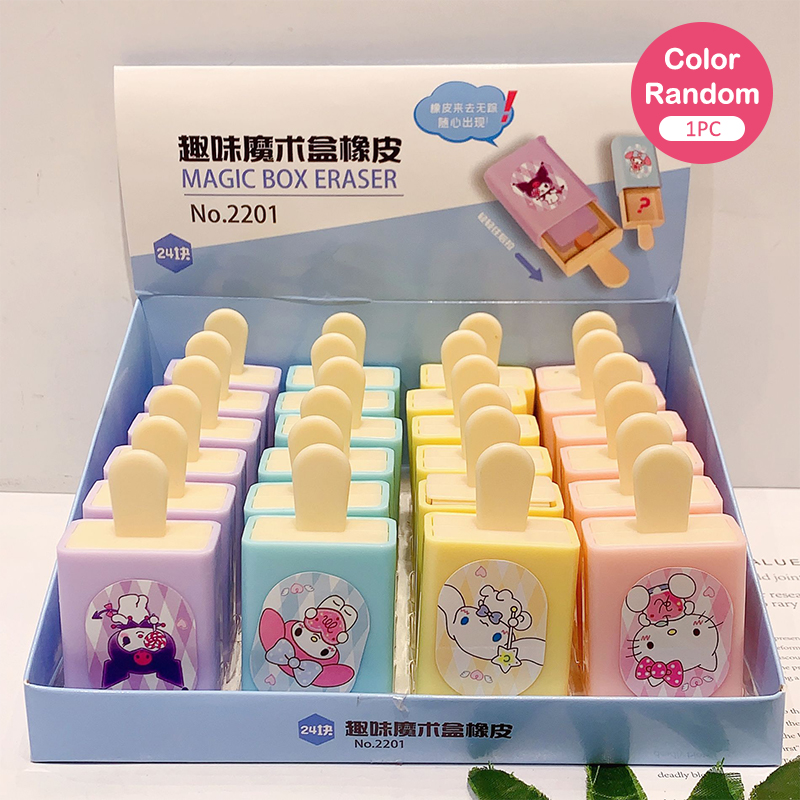 Kawaii Cinnamoroll Melody Cartoon Fun Magic Box Eraser Creative Ice
