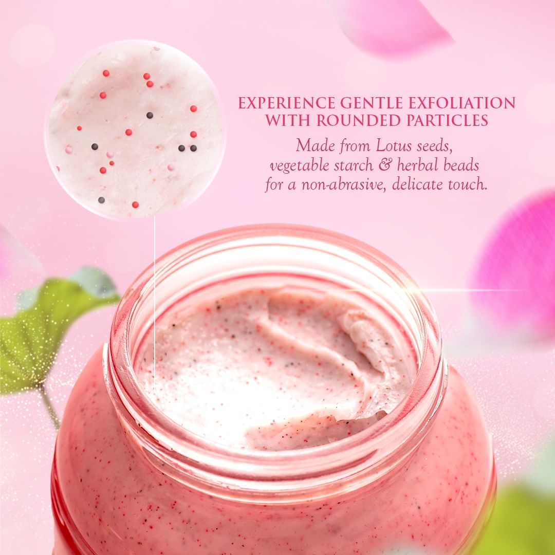 Spa Ceylon Lotus & Rambutan - Active Cell Extract + Vitamin B Plus Gentle Face Exfoliating Masque - 100g. 