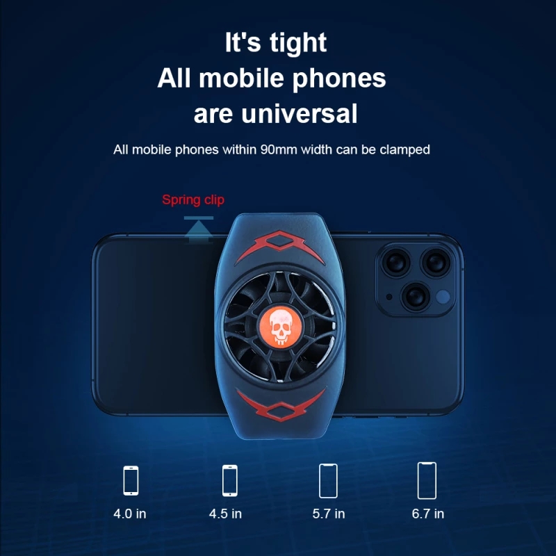 BlueWow R1 Phone Cooler, Portable Mobile Phone Radiator, USB Phone Cooling Fan ,Mobile Phone Cooler Accessories. 