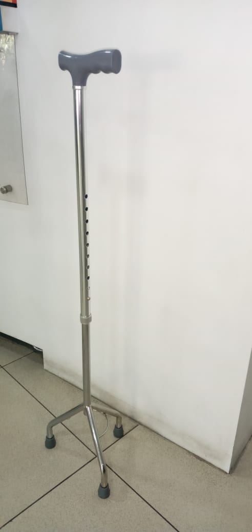 Tripod walking stick (Height adjustable). 