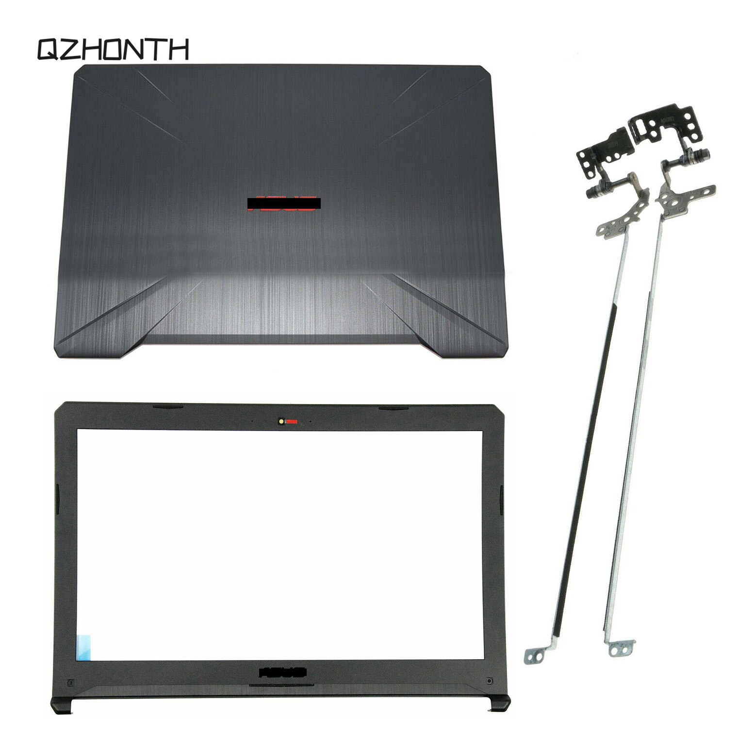 New LCD Back Cover Front Bezel Hinges For Asus TUF Gaming FX504 FX504G FX80 FX80G. 