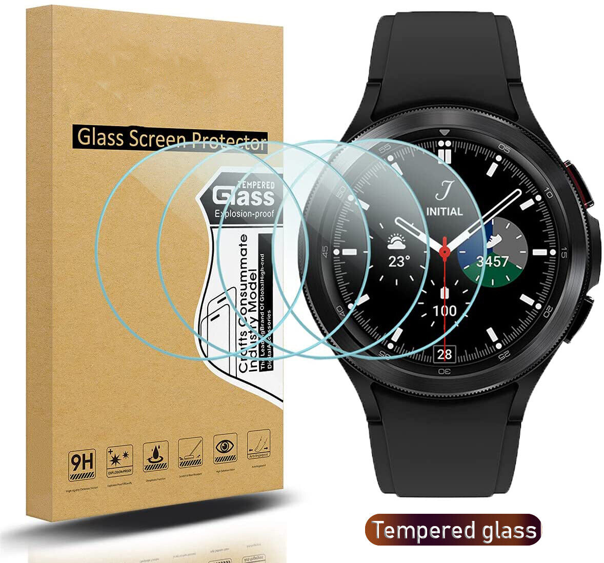 Tempered glass samsung store galaxy watch 46mm