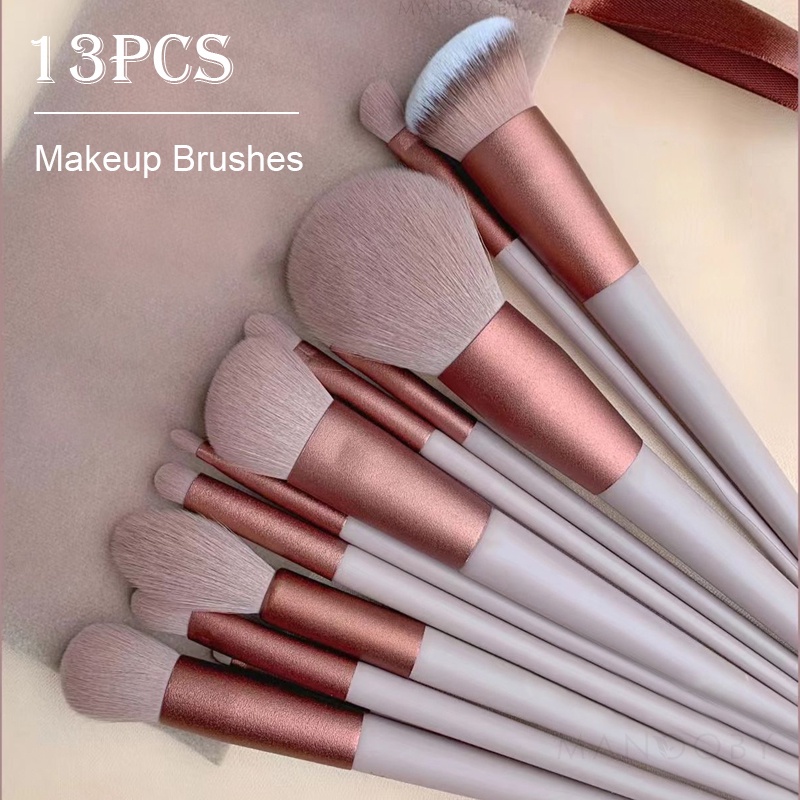 13 PCS Makeup Brushes Set Eye Shadow Foundation Women Cosmetic Brush
