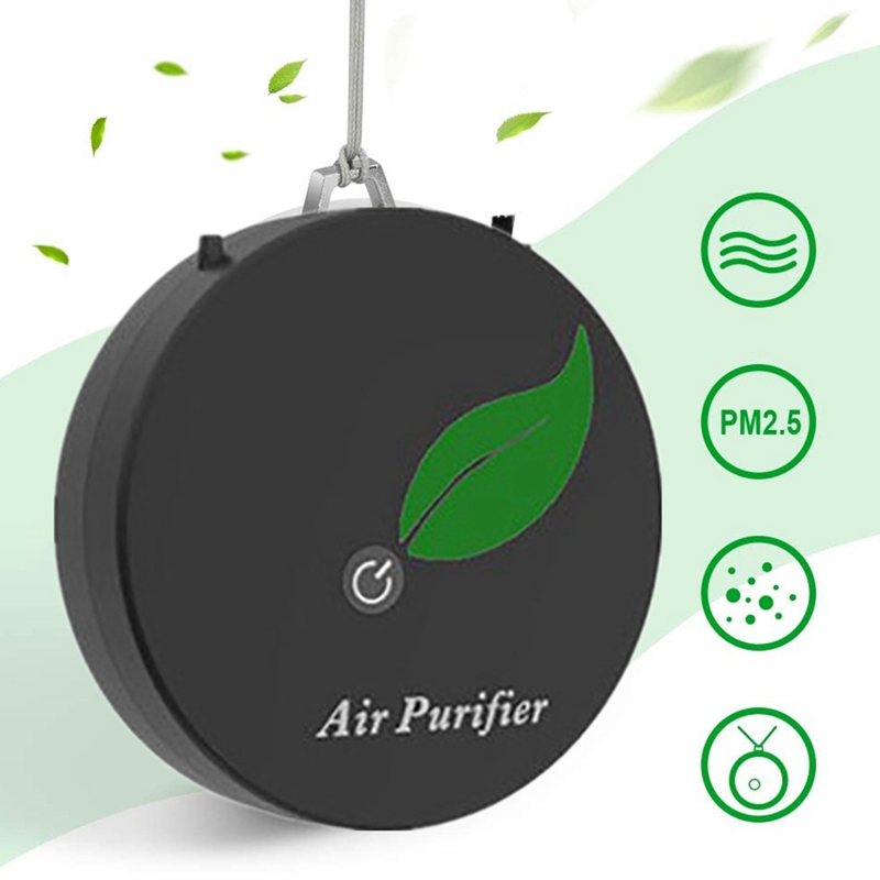 【BestGO】Wearable Air Purifier Necklace Ionizer Negative Ion For Adults Kids. 