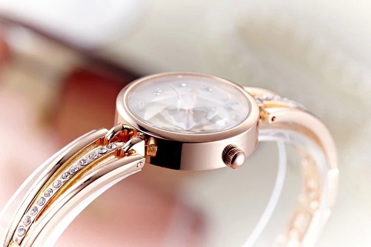 JW Quartz Fashion Rhinestone Watch Women Luxury Brand Stainless Steel Bracelet watch Ladies Dress Watches. 