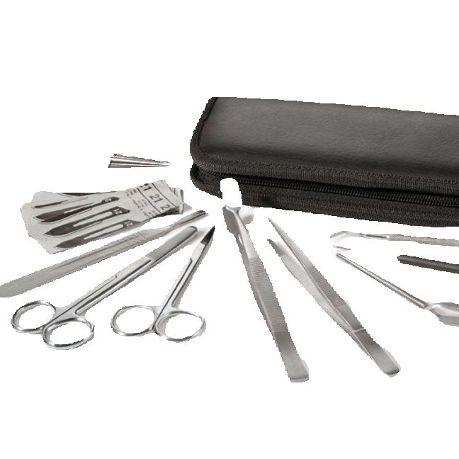 Advanced Dissection Kit Biology Lab Anatomy Dissecting Set with Stainless Steel Scalpel Knife Handle Blades for Medical Students and Veterinary  (24 Pcs)