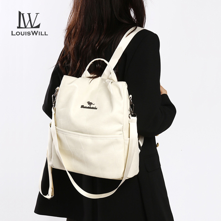 LouisWill Women’s Backpack Shoulder Bag Korean School Backpacks Fashionable Ladies Backpack Casual Simple Student Bags Laptop Backpacks Lightweight Anti-theft Backpacks For Girls Teens Women Fashion. 