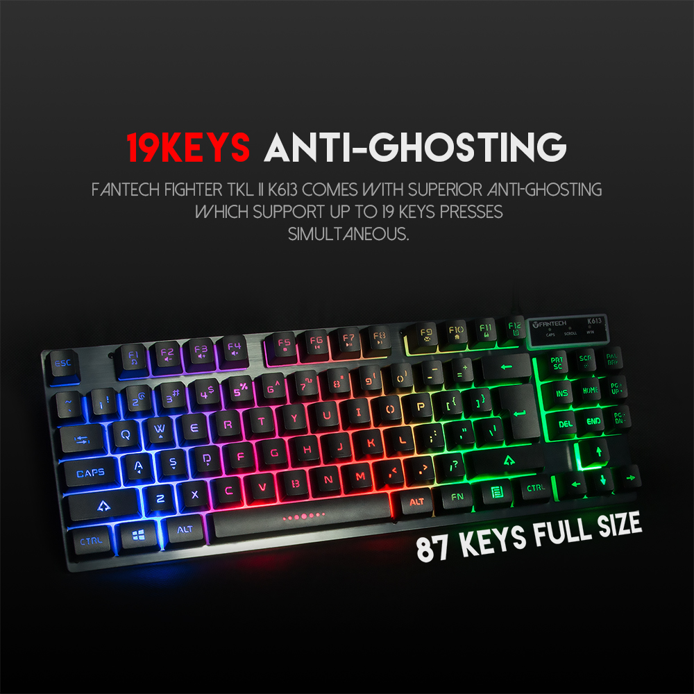 FANTECH K613 Fighter TKL II New Edition Gaming Keyboard Daraz.lk