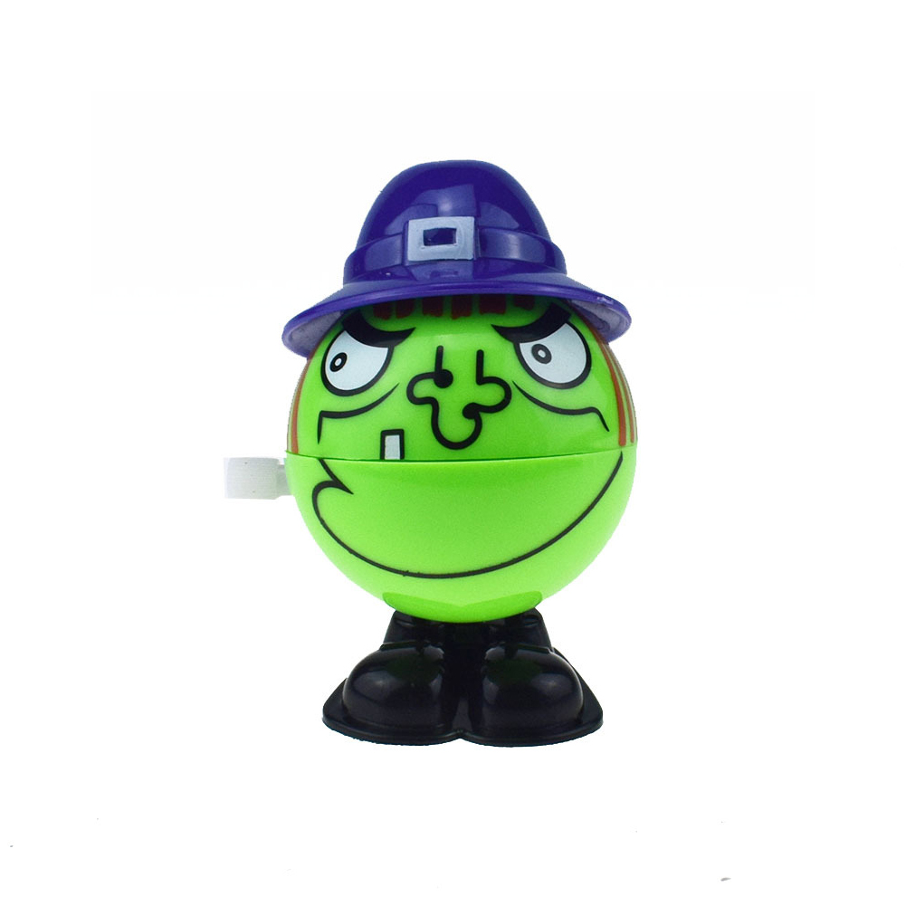 Wind Up Funny Toys Halloween Gifts for Kids Party Favors Goody Bag Filler  Style:Orange jumping teeth. 