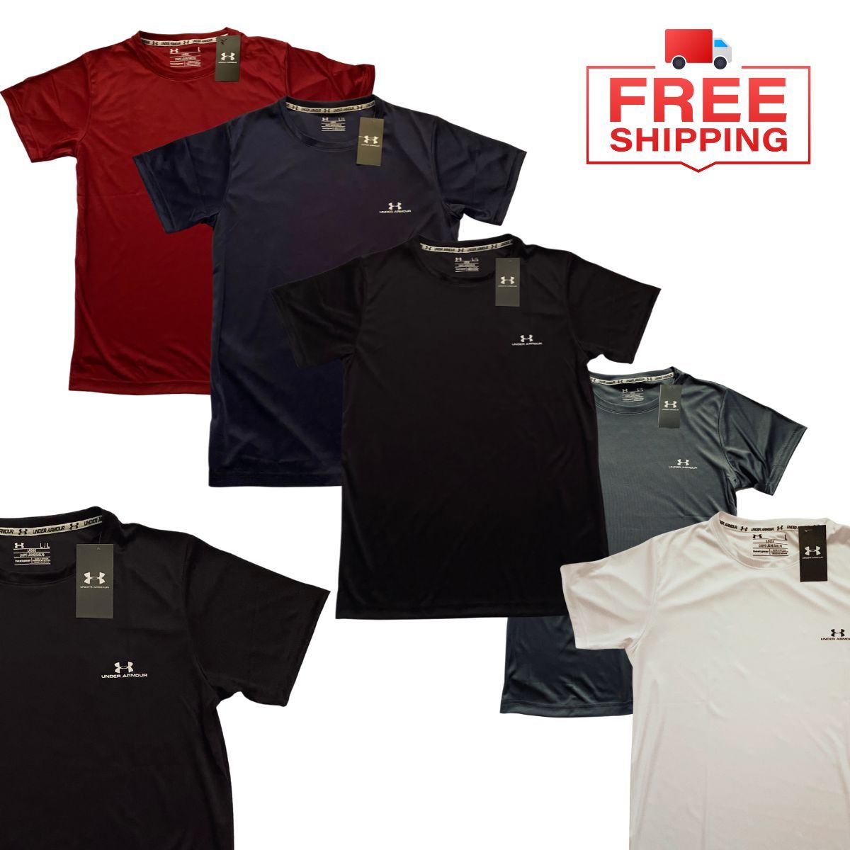Under Armour Men's T-Shirt Dri-Fit Short Sleeve Tops Sports. 