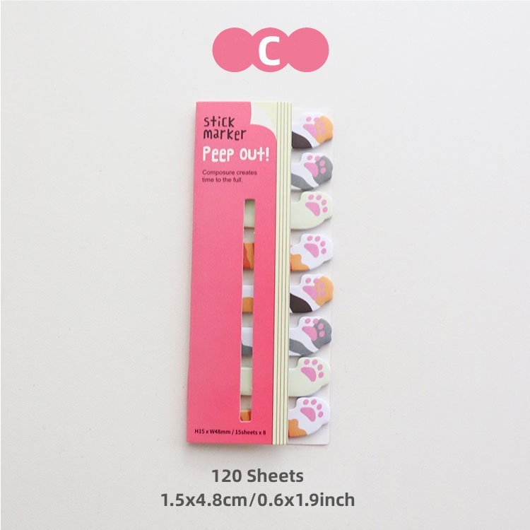 Portable Practical Sticky Notes Creative Indication Markers - Temu