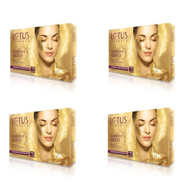 Lotus herbals radiant gold facial kit. 
