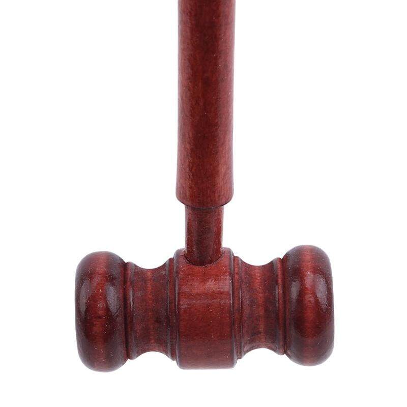 【Miga Plaza】Feng Qi shopHandmade Wooden Auction Hammer for Lawyer Judge Handcrafted Gavel Court Hammer for Auction Sale Decor. 